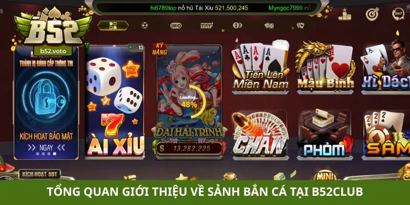 Bắn cá Tổng quan giới thiệu về sảnh bắn cá tại B52club