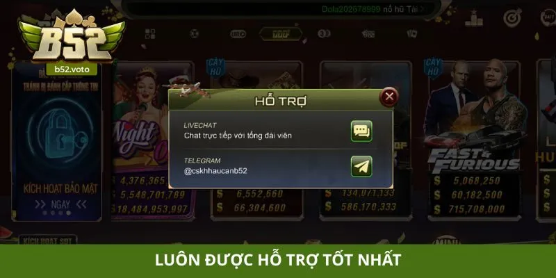Nổ hũ Luôn được hỗ trợ tốt nhất